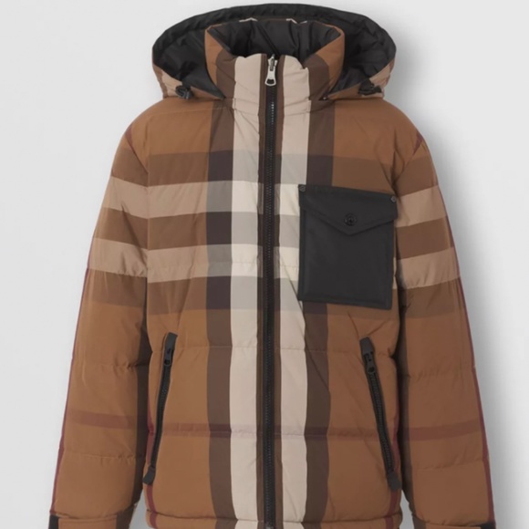 Burberry Puffer Jacket Authentic Reversible - Picture 1 of 5